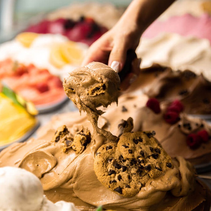 gelato pate à biscuit